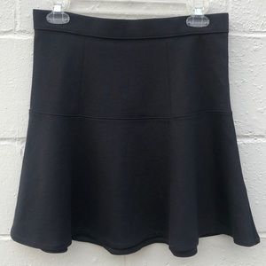 Madewell black wavelength skater skirt excellent 4